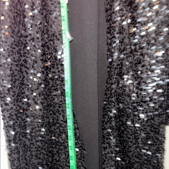 Sincerely Jules Black Sequin Coat - Picture 4 of 16